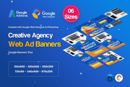 Creative, Startup Agency Banners HTML5 D38