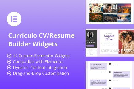 Curriculo - CV/Resume Builder Elementor Widgets 1.0