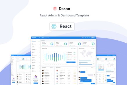 Dason- React Admin & Dashboard Template