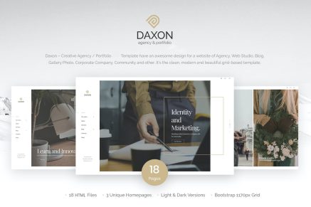 Daxon- Agency & Portfolio HTML5 Template