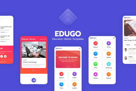 Edugo- Education Mobile Template