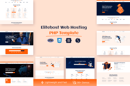 Elitehost- Hosting PHP Template