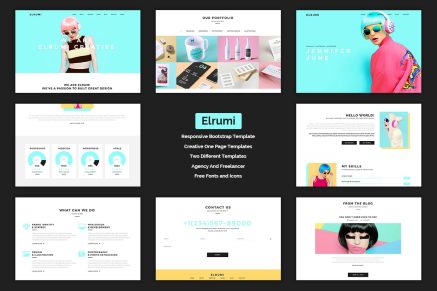 Elrumi- Creative HTML5 Bootstrap Template