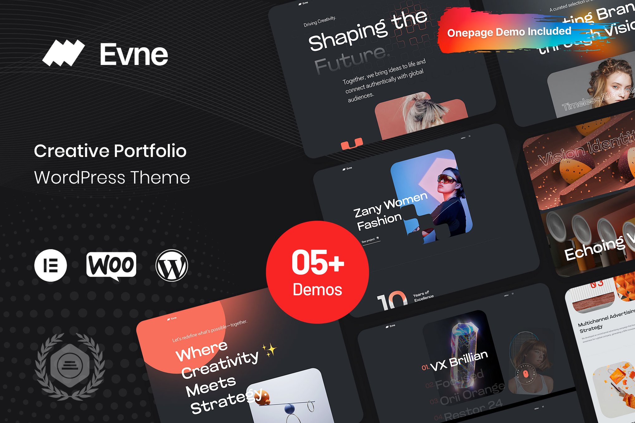 Evne 1.0.0- Creative Portfolio WordPress Theme