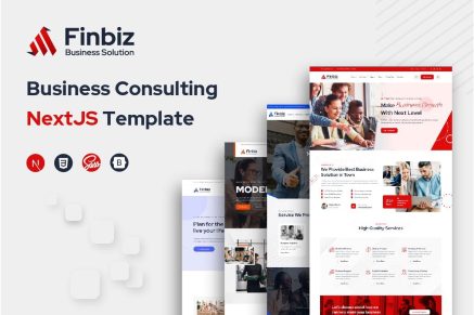 Finbiz- React NextJS Business Template
