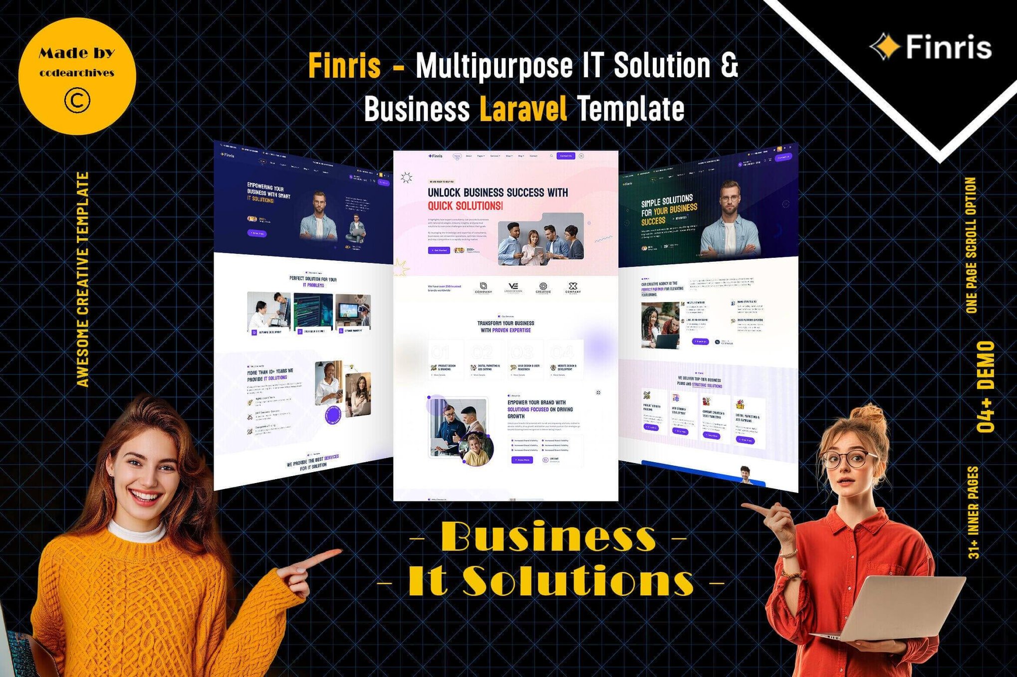 Finris- IT Solution & Business Laravel Template