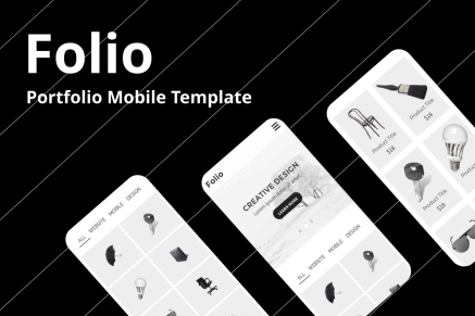 Folio- Portfolio Mobile Template