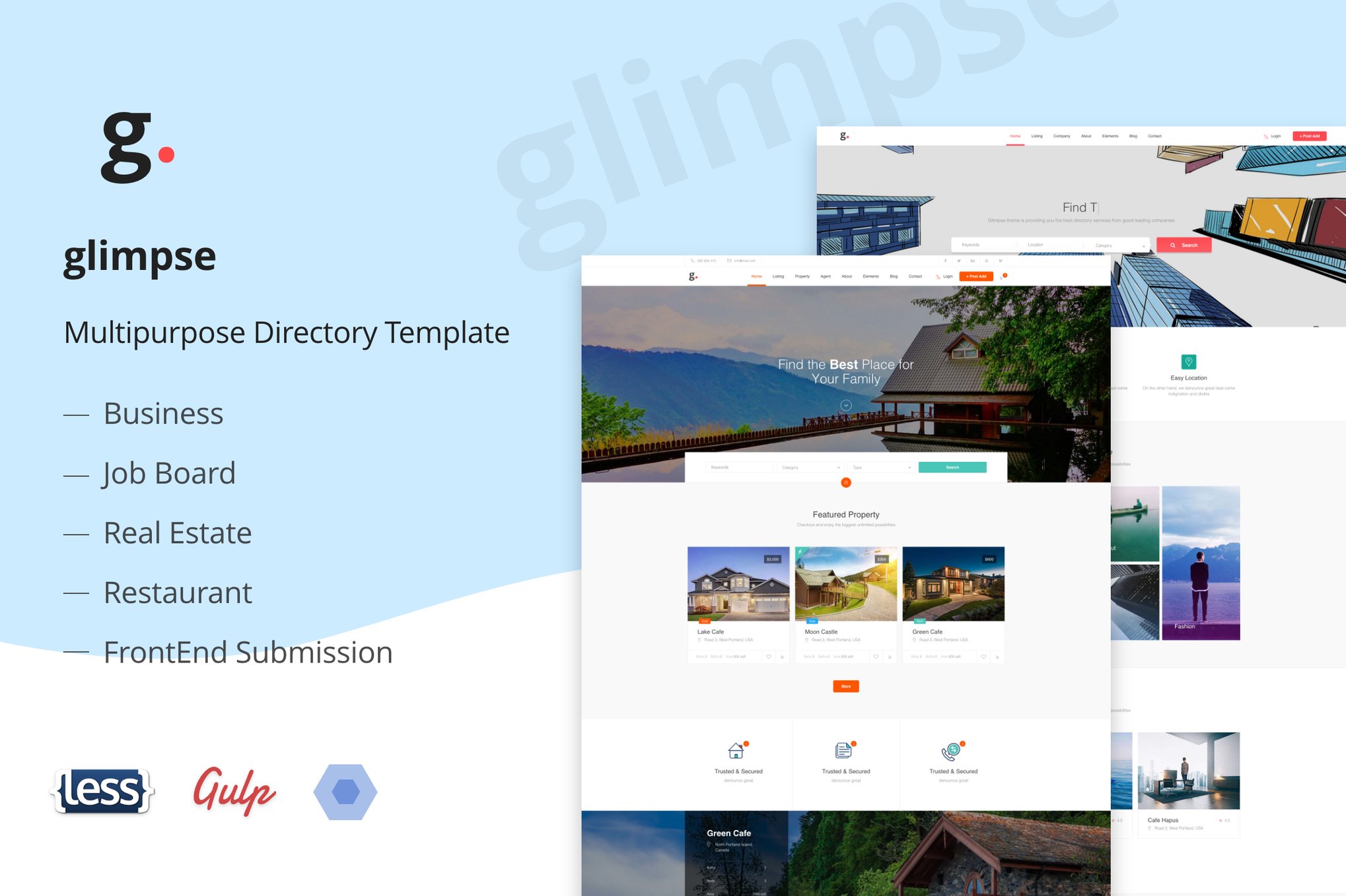 Glimpse Multipurpose Directory Template