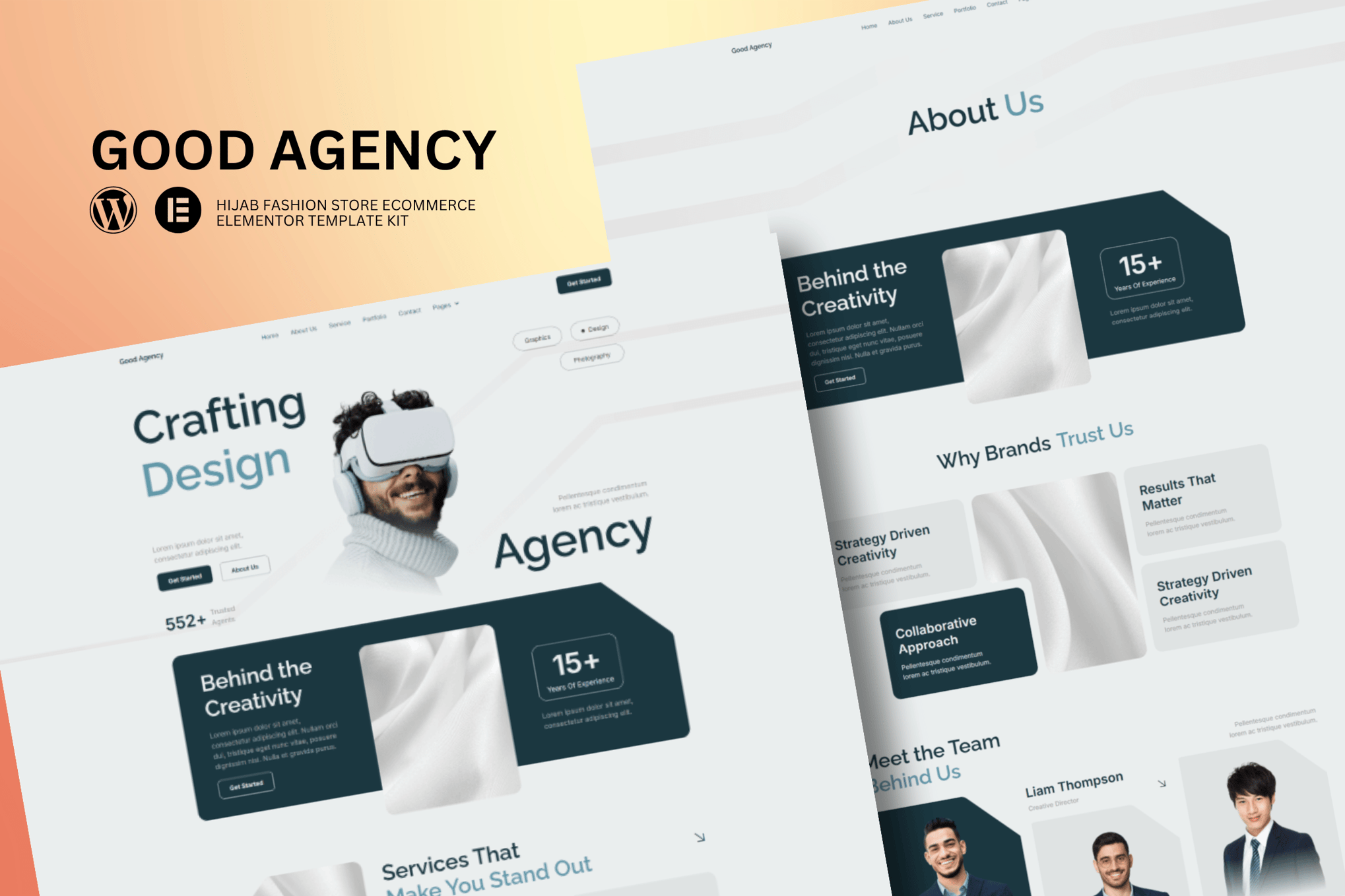 GoodAgency- Creative Agency Elementor Template Kit