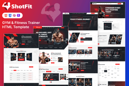 GYM & Fitness Trainer HTML Template