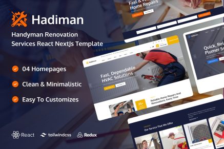 Hadiman- React NextJs Handyman Renovation