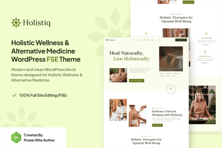 Holistiq- Holistic Wellness & Healing 1.0.1 WP Theme