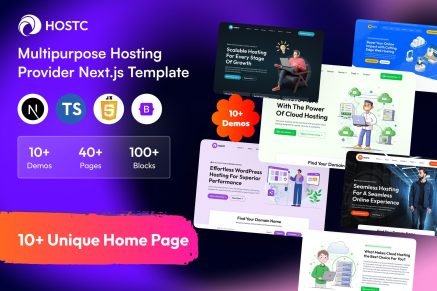 Hostc- Hosting Provider Nextjs Template