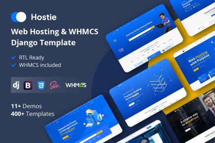Hostie- Hosting & WHMCS Django Template