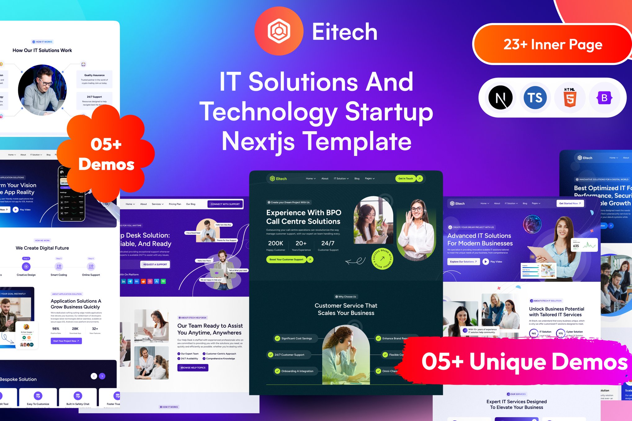 IT Solutions & Technology Startup Nextjs Template