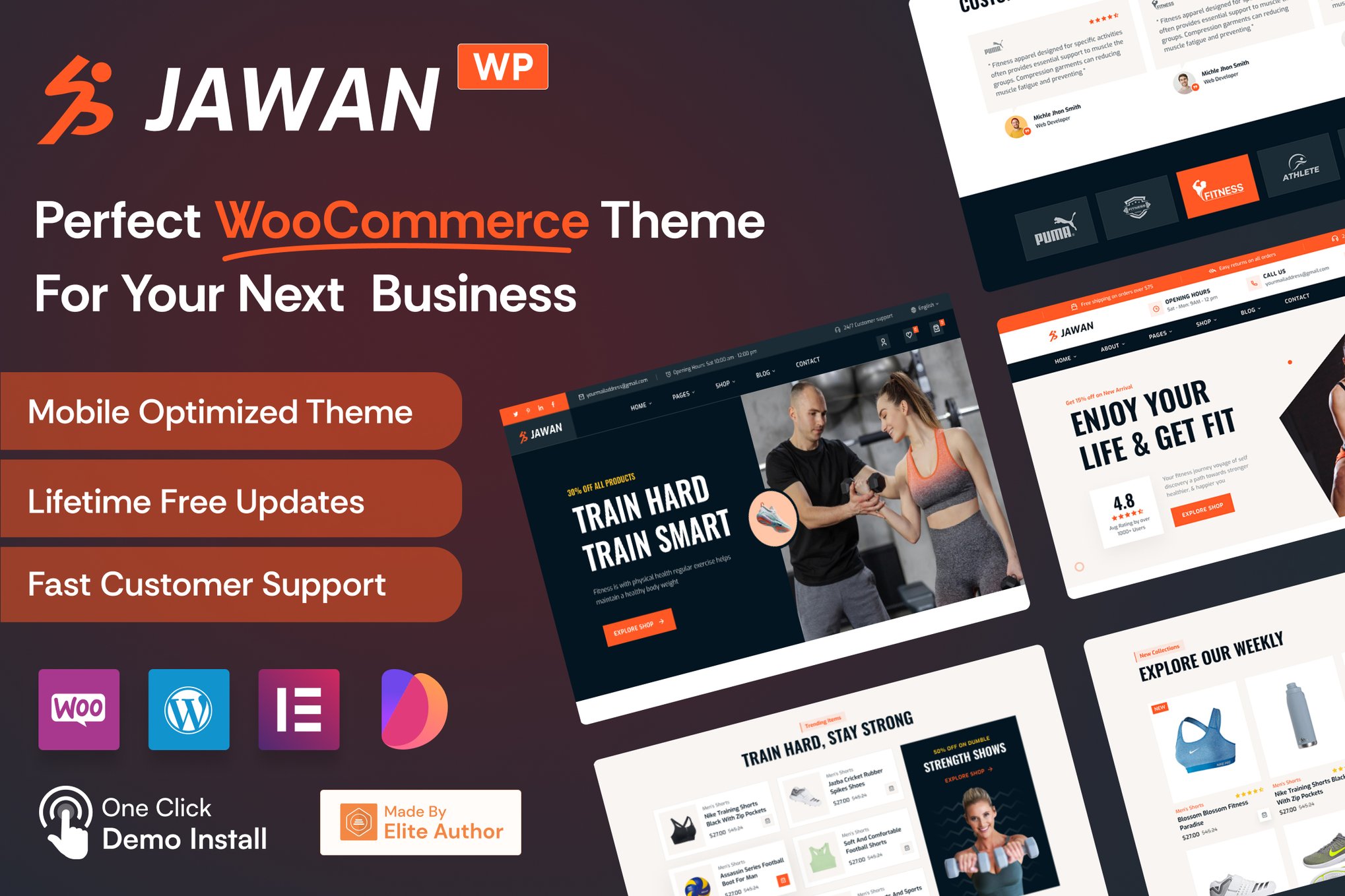 Jawan Gym & Sports Store 1.0.0 WooCommerce Theme