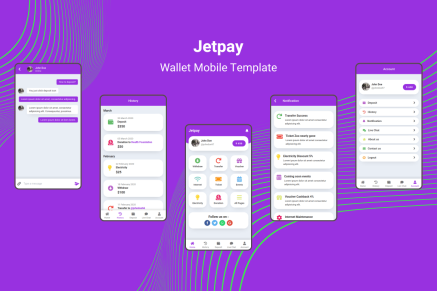 Jetpay- Wallet Mobile Template