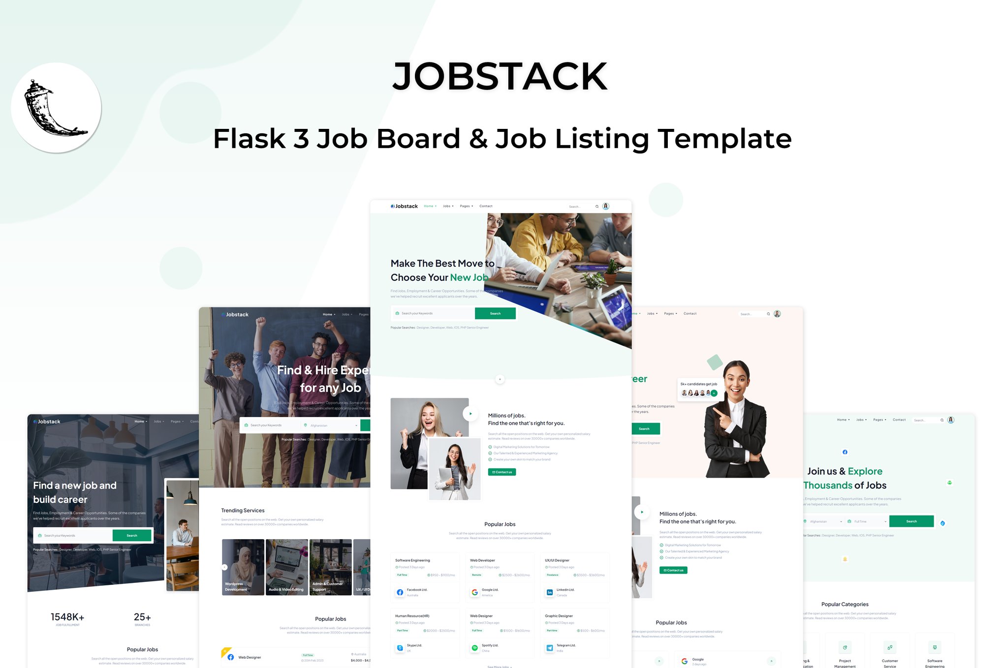 Jobstack- Flask 3 Job Listing Template