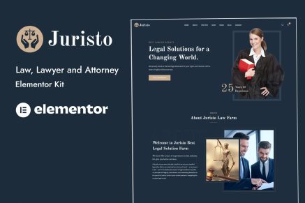 Juristo- Lawyer & Attorney Elementor Template Kit