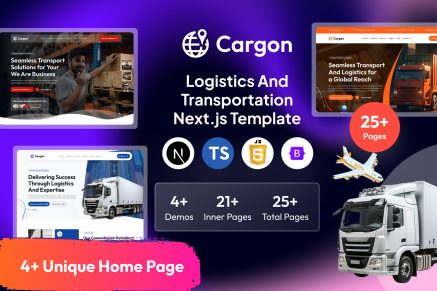 Logistics, Cargo & Transportation Nextjs Template