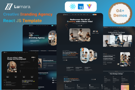 Lumara- Creative Branding Agency React JS Template