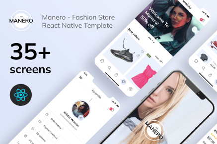 Manero- Fashion App with Admin