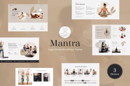 Mantra 1.0.7- Yoga Fitness WordPress Theme