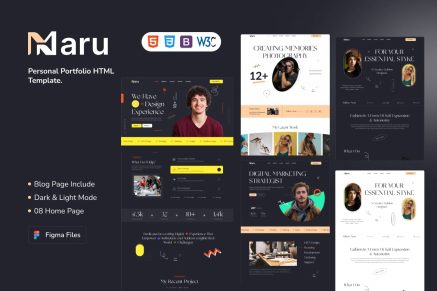Maru- Personal Portfolio Websites