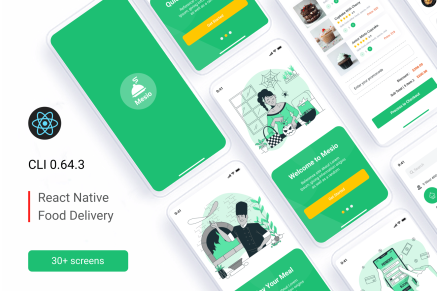 Mesio- Food React Native Template