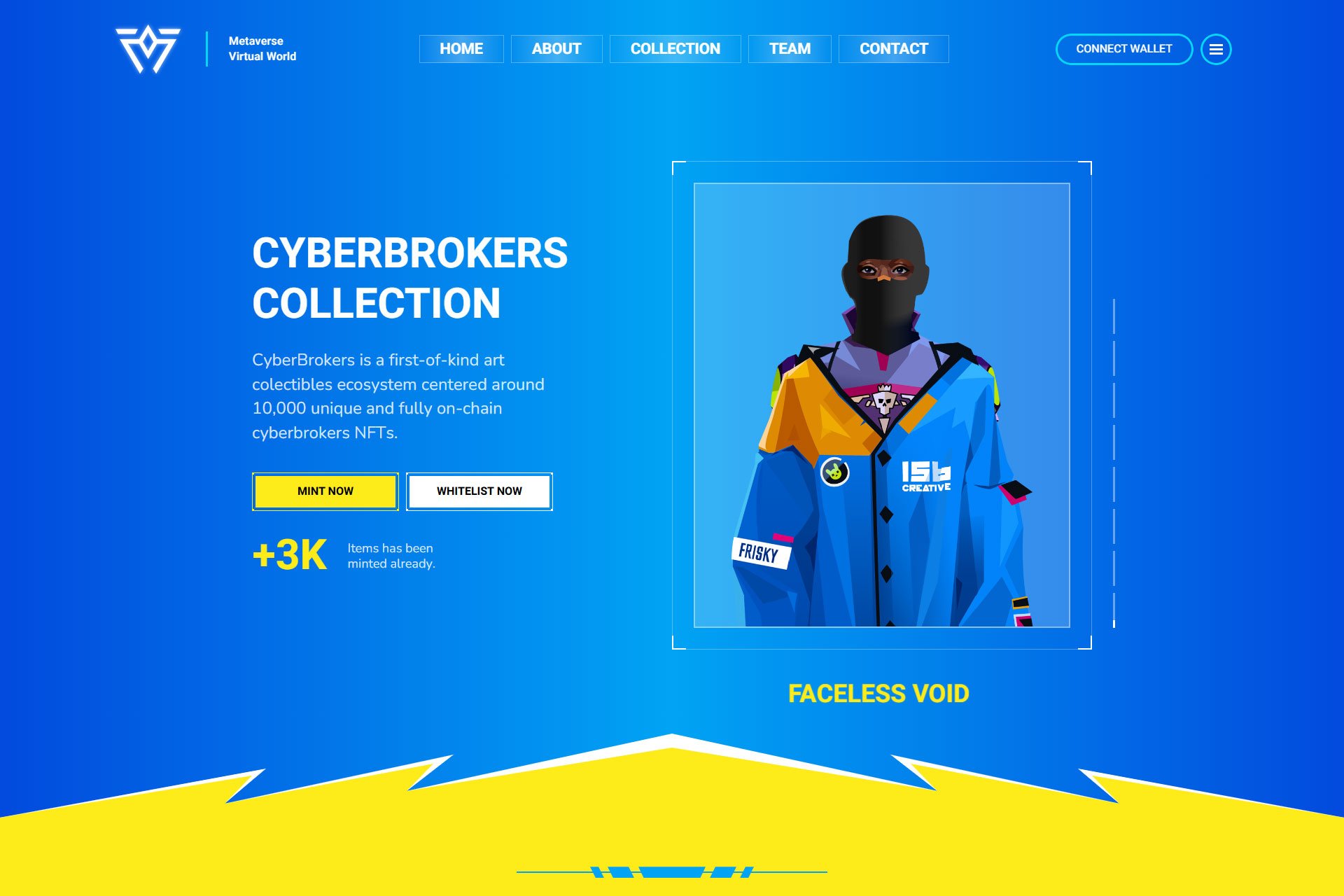 Metaverse- NFT Portfolio and Landing Page