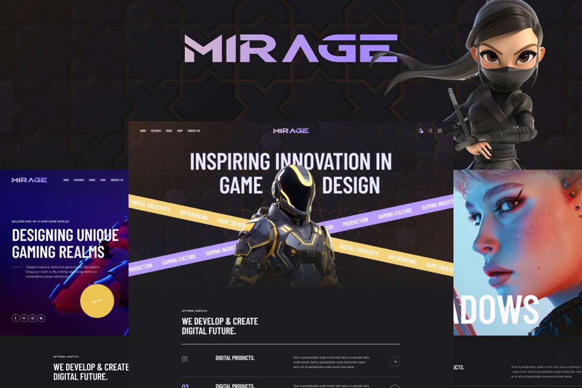 Mirage 1.0.0 WordPress Theme