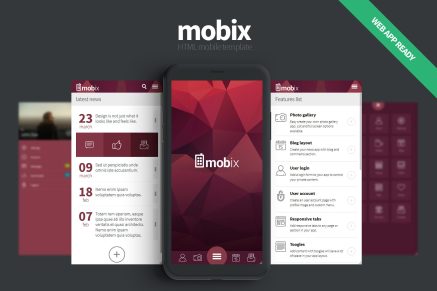 Mobix- HTML Mobile Template