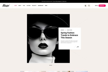 Mosso- Personal Portfolio HTML Template
