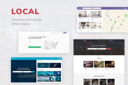 Multipurpose Directory Listing HTML Theme | Local