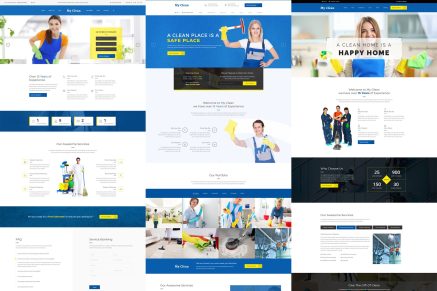 MyClean- Cleaning Company Responsive Template