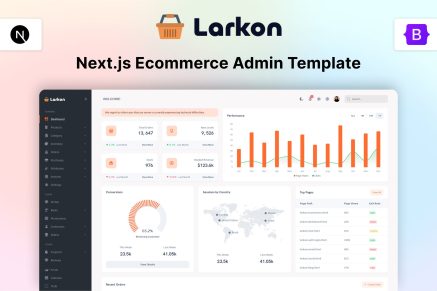 Nextjs Ecommerce Management Admin- Larkon