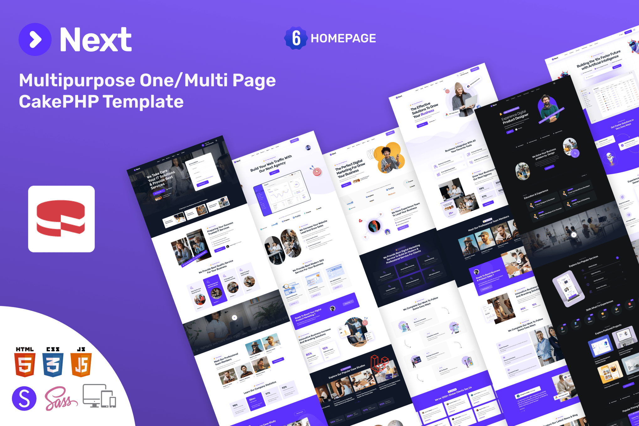 Next- Multi Purpose CakePHP Template