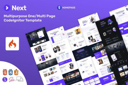 Next- Multi-Purpose CodeIgniter Template