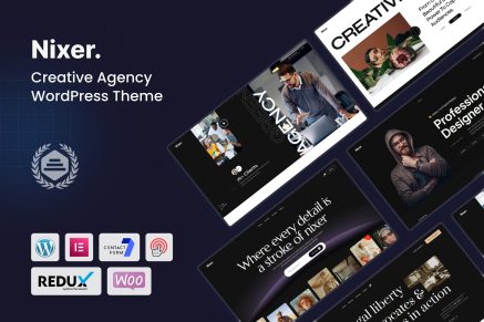 Nixer- Creative Agency 1.0 WordPress Theme