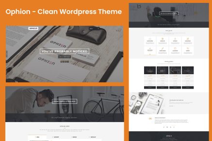 Ophion 1.0- Clean WordPress Theme