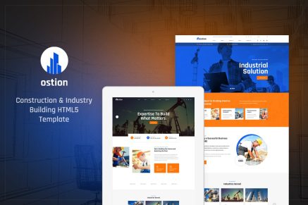 Ostion- Construction & Industry Building Template