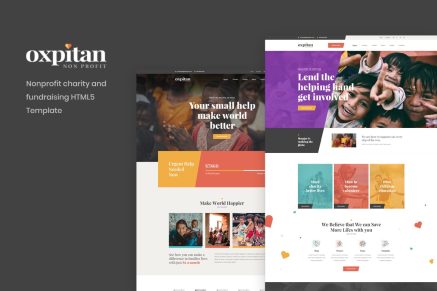 Oxpitan- Nonprofit Charity and Fundraising HTML5