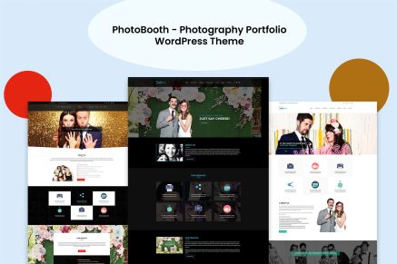 PhotoBooth- Photography Portfolio 1.0 WordPress Theme