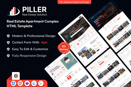 Piller- Real Estate HTML Template