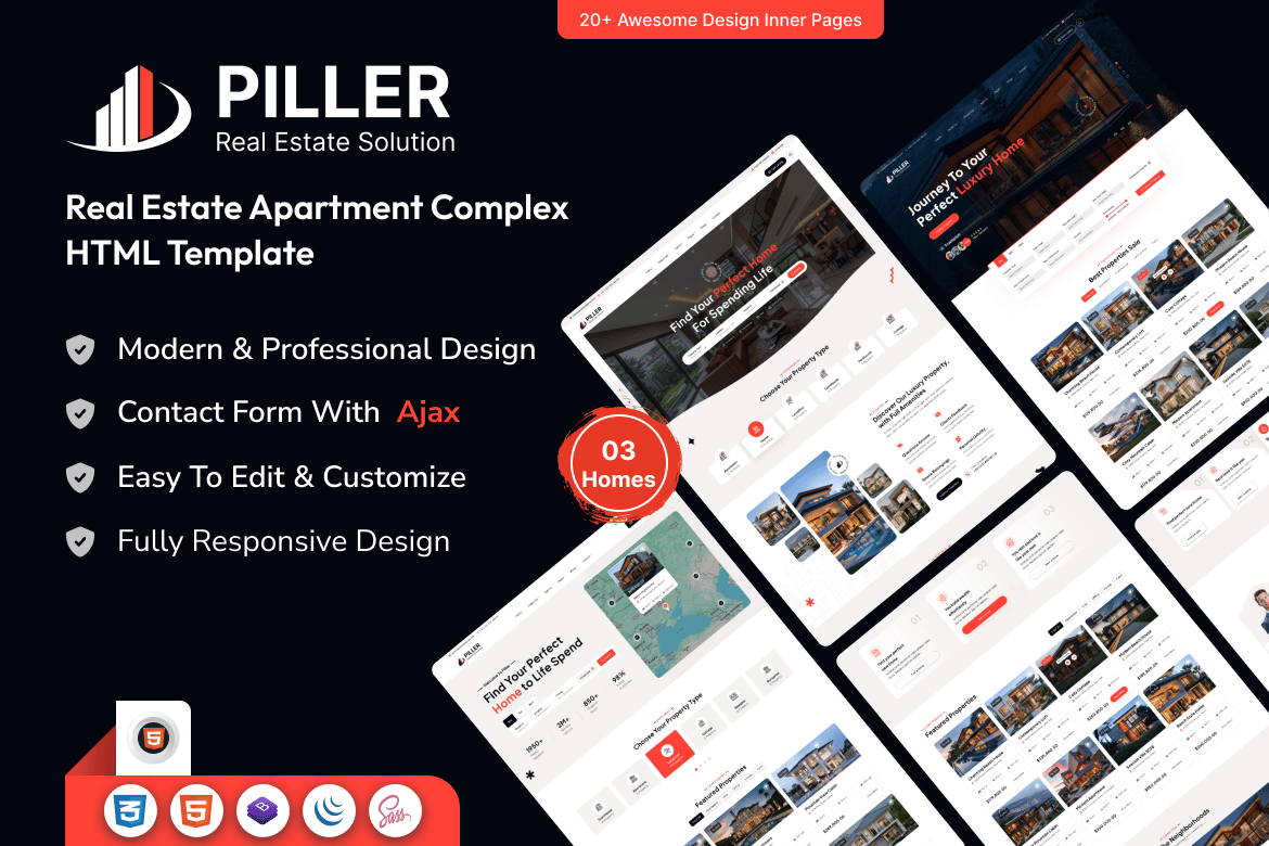 Piller- Real Estate HTML Template