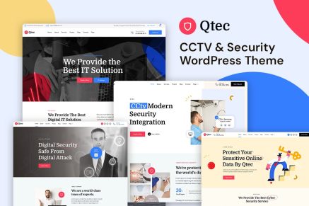 Qtec- CCTV & Security 1.0.0 WordPress Theme
