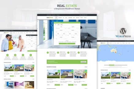 Real Estate- Responsive Real Estate 3.9 WordPress Theme