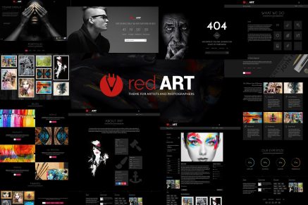 Red Art- Multipurpose Portfolio HTML Template