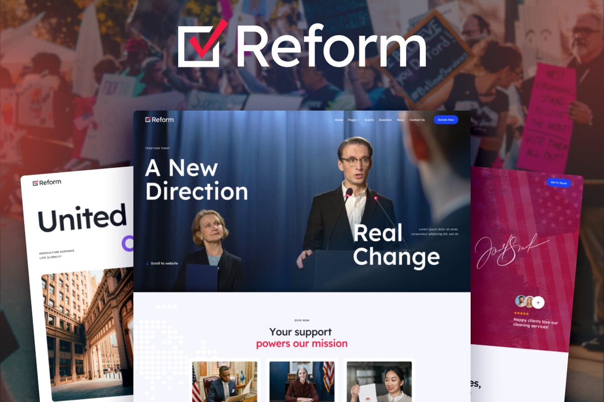 Reform 1.0.0 WordPress Theme