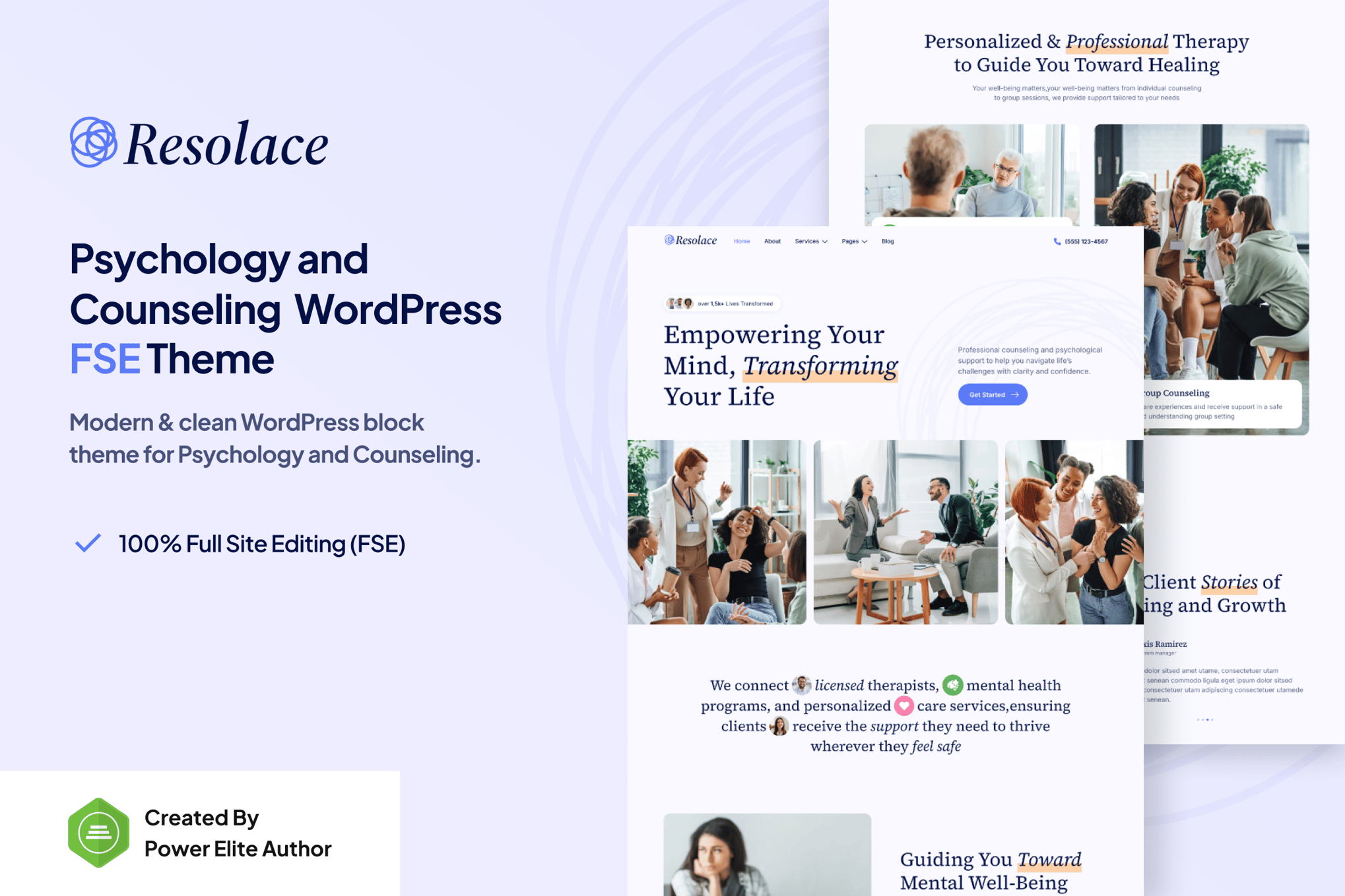 Resolace- Psychology & Counseling 1.0.1 WordPress Theme